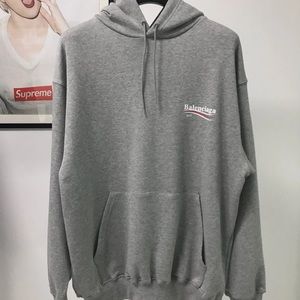 Authentic Balenciaga 2017 hoodie (gray )